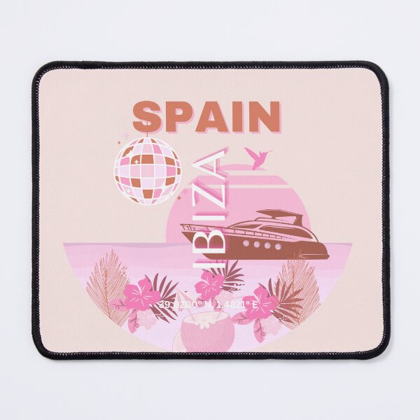 Item preview, Ibiza, Spain, Travel Art, Preppy Art, Pastel designed and sold by Magic Love Art Print.