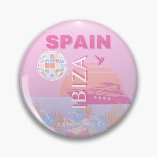 Item preview, Ibiza, Spain, Travel Art, Preppy Art, Pink designed and sold by Magic Love Art Print.
