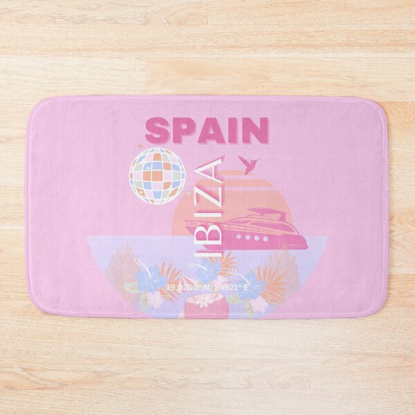 Item preview, Ibiza, Spain, Travel Art, Preppy Art, Pink designed and sold by Magic Love Art Print.