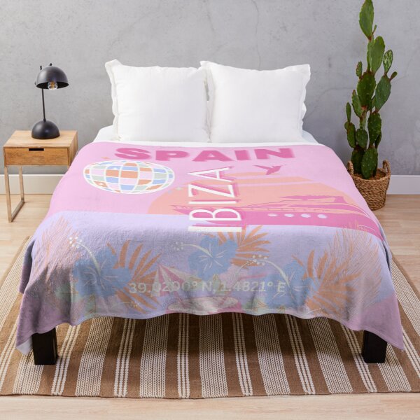 Item preview, Ibiza, Spain, Travel Art, Preppy Art, Pink designed and sold by Magic Love Art Print.