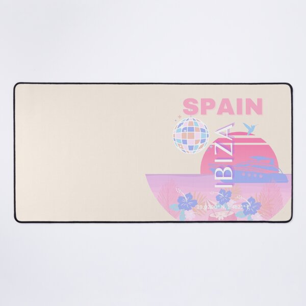 Item preview, Ibiza, Spain, Travel Art, Preppy Art, Pink designed and sold by Magic Love Art Print.