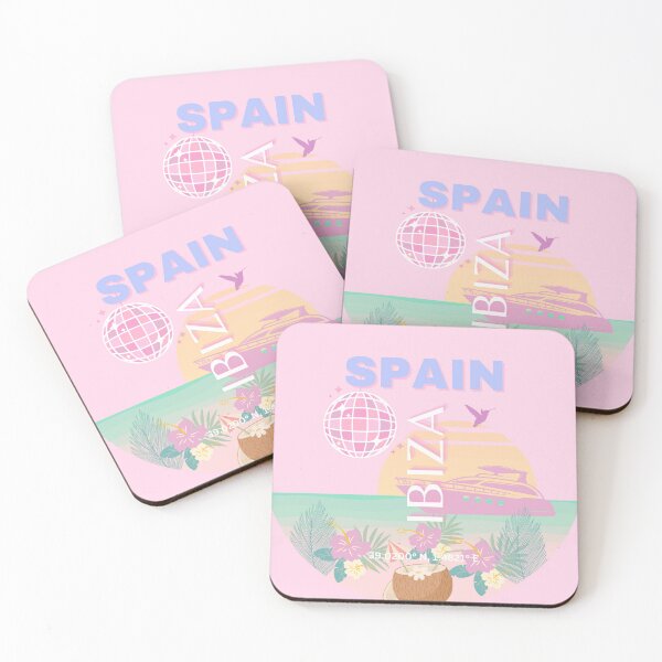 Item preview, Ibiza, Spain, Travel Art, Preppy Art, Pink designed and sold by Magic Love Art Print.