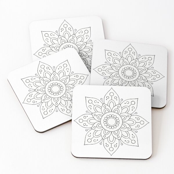 Item preview, Flower Coloring designed and sold by Anna Grunduls.