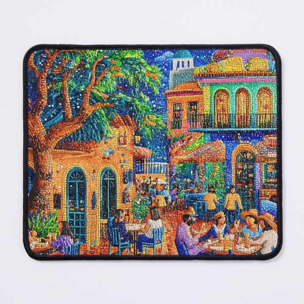 Artikelvorschau, Mosaic Nights: Eine Serenade im French Quarter entworfen und verkauft von stevepmp.