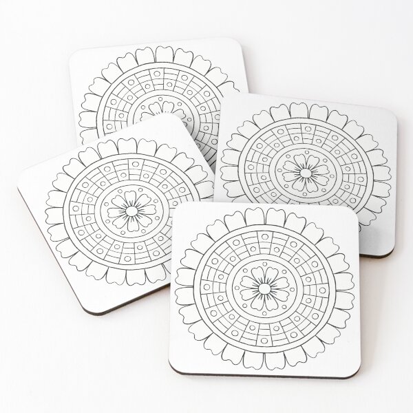 Item preview, Flower Coloring designed and sold by Anna Grunduls.