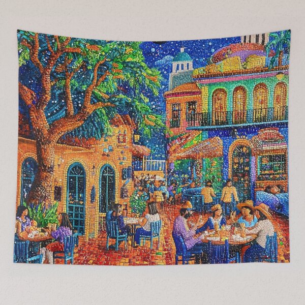 Item preview, Mosaic Nights: A French Quarter Serenade designed and sold by stevepmp.