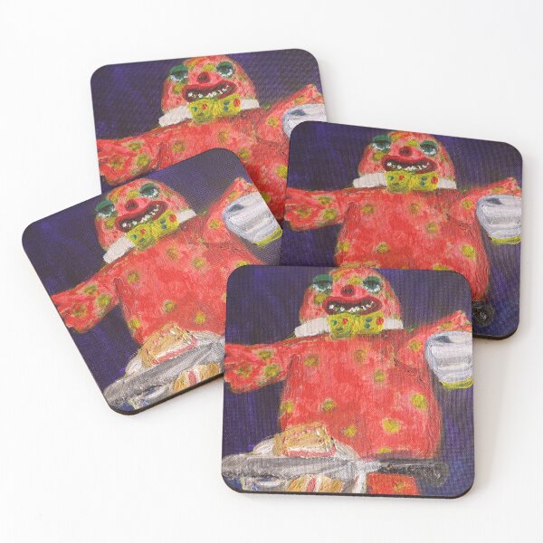 Item preview, Tea party with Mr Blobby designed and sold by Evekingartist.