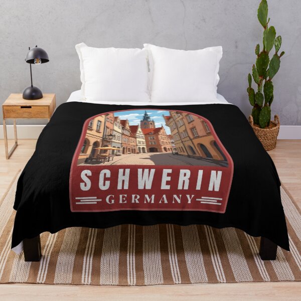 Item preview, Schwerin in Mecklenburg-Vorpommern Germany Vector Travel Emblem designed and sold by MaateoDesign.
