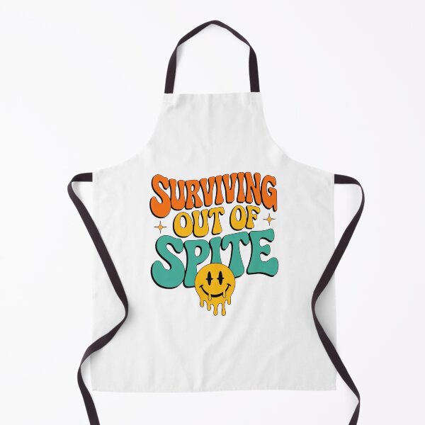 Item preview, Surviving Out of Spite Groovy Anti Humor Aesthetic Design designed and sold by BunBuntheDog-.
