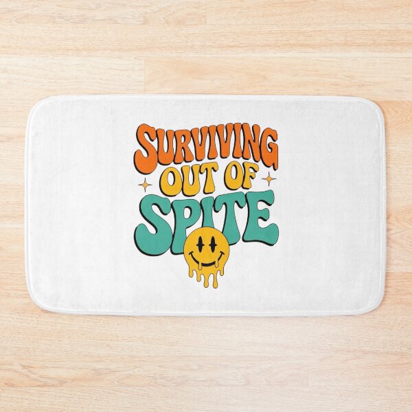 Item preview, Surviving Out of Spite Groovy Anti Humor Aesthetic Design designed and sold by BunBuntheDog-.