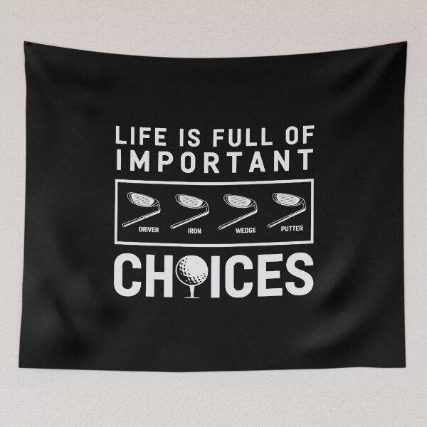 Item preview, Funny Golf Lovers - Life is Full of Important Choices designed and sold by tmerchtrends.