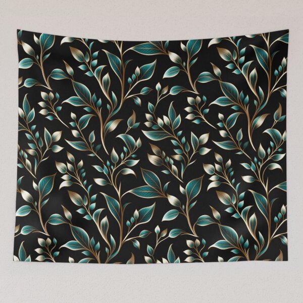 Item preview, Nature’s Harmony – Luxurious Abstract Leaf Design designed and sold by Juliette Ozkalfayan.