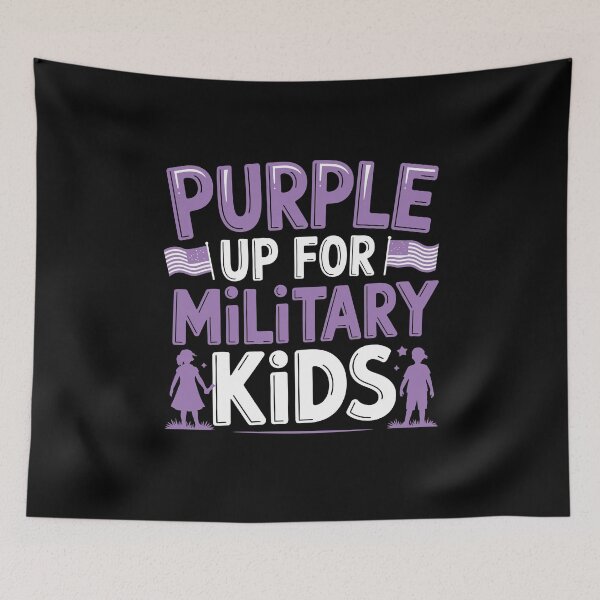 Item preview, Purple up for military kids Military child Month designed and sold by tmerchtrends.