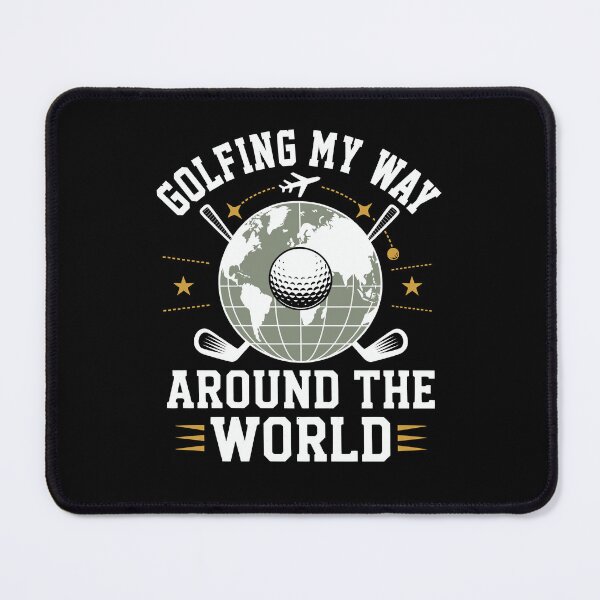 Item preview, Golfing My Way Around the World Funny Golf Travel designed and sold by tmerchtrends.