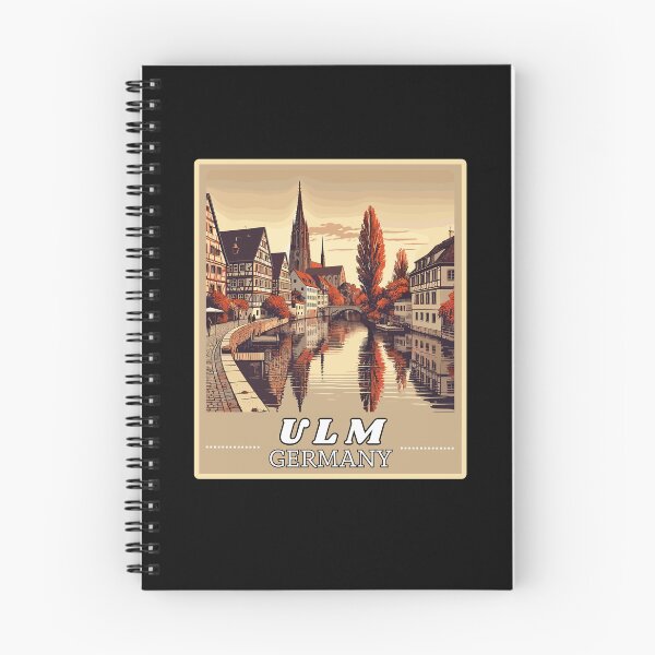 Item preview, Old Town in Ulm in Retro Style designed and sold by MaateoDesign.
