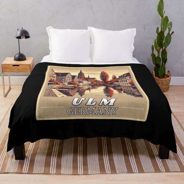 Item preview, El casco antiguo de Ulm en estilo retro designed and sold by MaateoDesign.