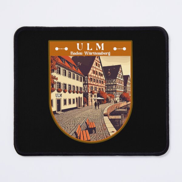 Item preview, Old Town in Ulm in Retro Style designed and sold by MaateoDesign.