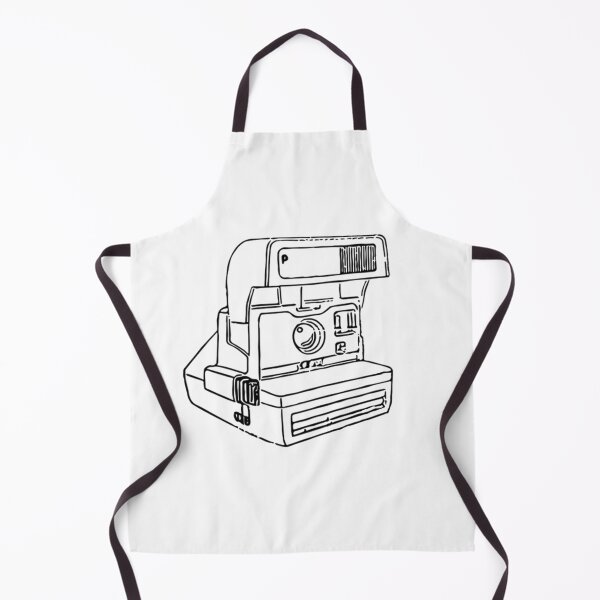 Item preview, 80's Vintage Instant Camera Drawing  designed and sold by Film Camera Nerds.