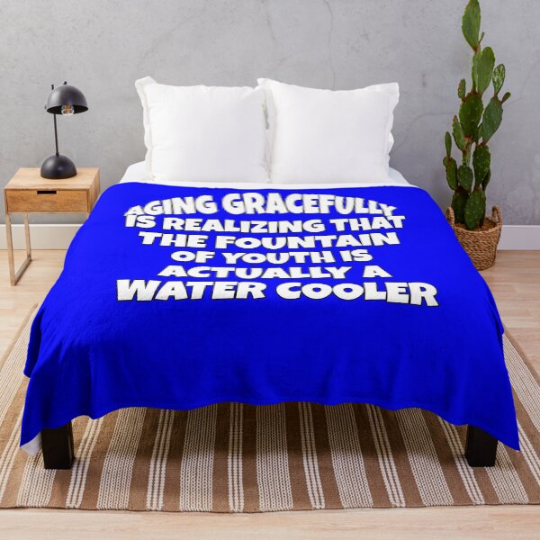 Item preview, Funny Senior Citizen Humor Aging Gracefully Is Realizing That The Fountain Of Youth Is Actually A Water Cooler designed and sold by fantasticdesign.