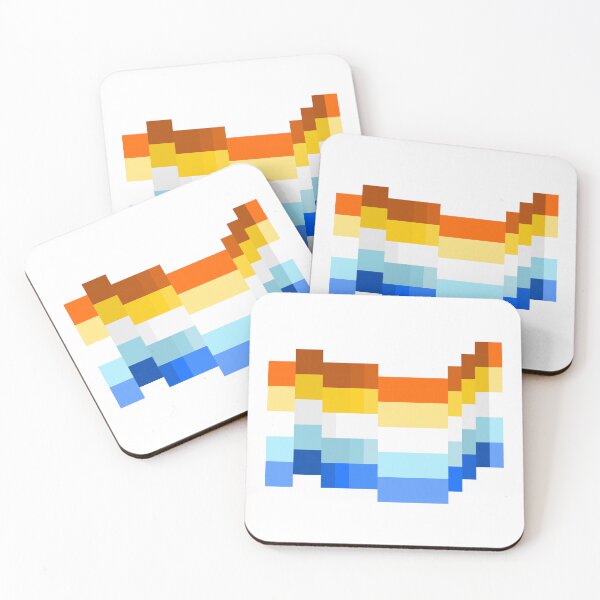 Item preview, Pixel Pride Flag Aroace designed and sold by HarveyHandcraftsandDesigns.