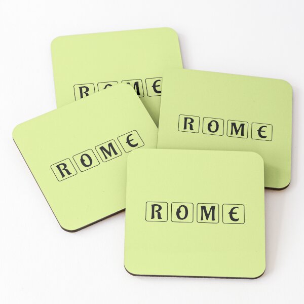 Item preview, Rome Typography Art – Timeless Italian City Design designed and sold by Grin22.