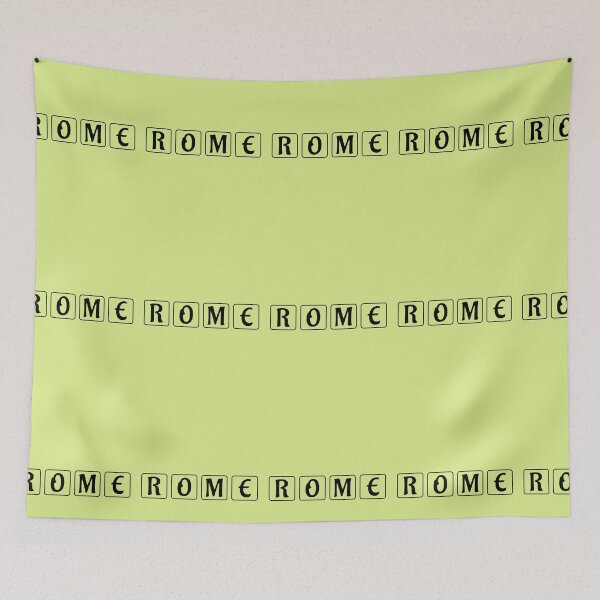 Item preview, Rome Typography Art – Timeless Italian City Design designed and sold by Grin22.