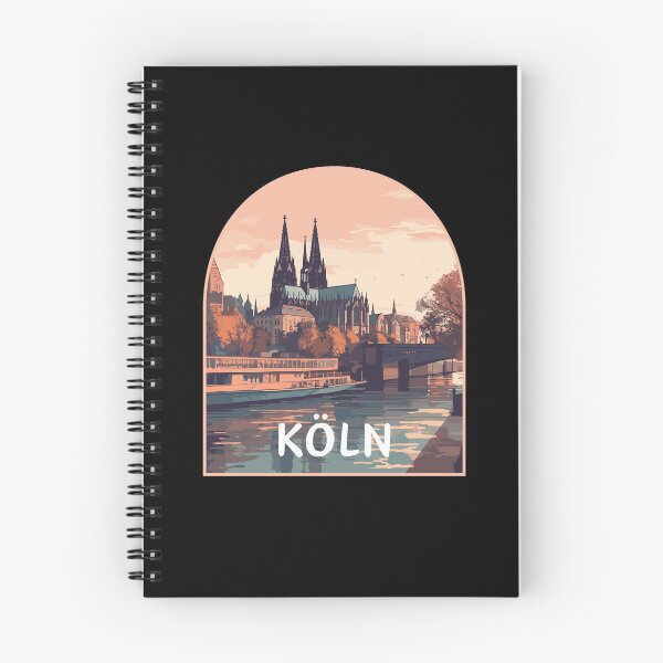 Item preview, Retro Köln in North Rhine-Westphalia Germany Art Travel Landscape designed and sold by MaateoDesign.