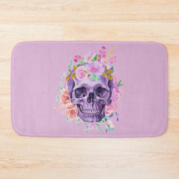 Item preview, Pretty Flowered Skull! designed and sold by BrHrocknroll.
