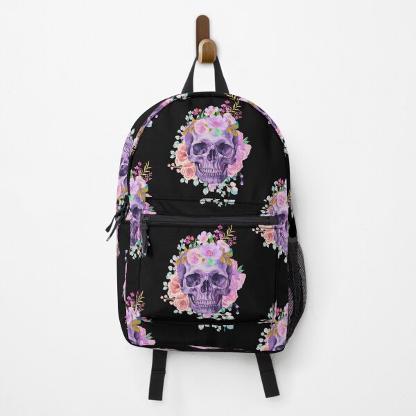 Item preview, Pretty Flowered Skull! designed and sold by BrHrocknroll.