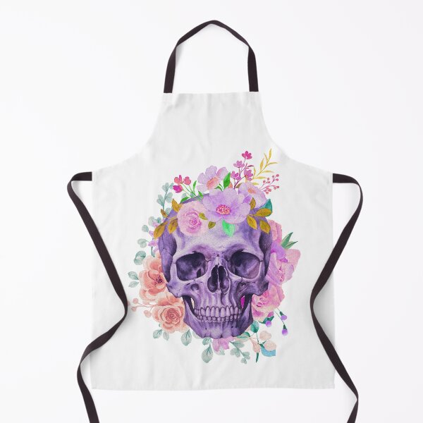 Item preview, Pretty Flowered Skull! designed and sold by BrHrocknroll.
