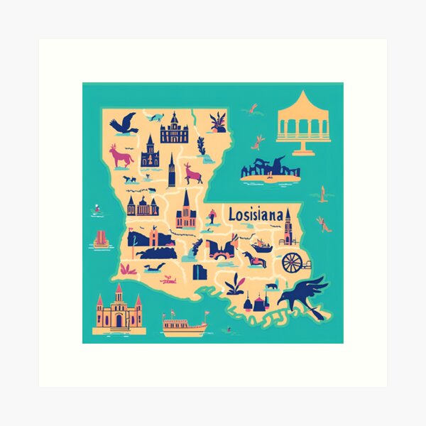 Item preview, Louisiana designed and sold by Echo Aesthetics.