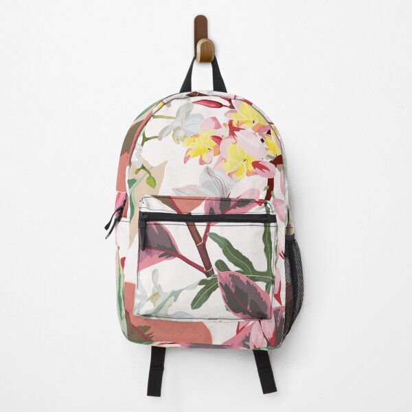 Item preview, Fashionable seamless tropical pattern with tropical pink leaves and exotic pink, white flowers. designed and sold by MatyKotiv.