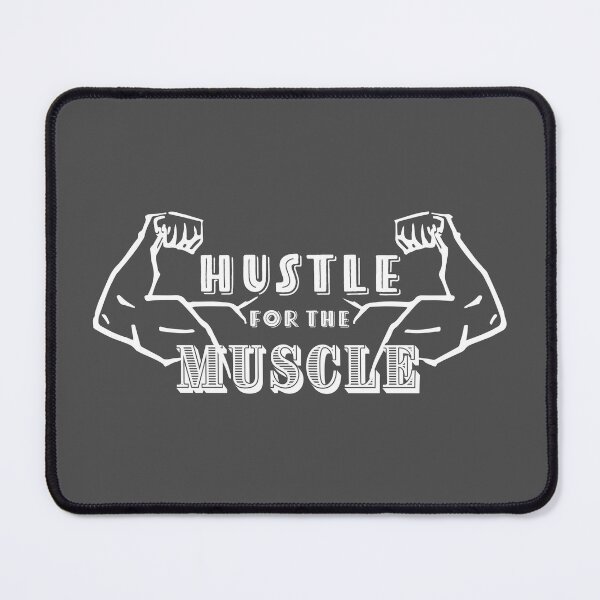 Item preview, Hustle for the Muscle, Bodybuilding, Weightlifting, Personal Trainer Gift designed and sold by mermaidronnie.