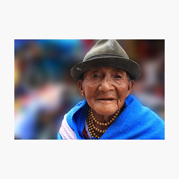 Elder Quechua Photographic Print