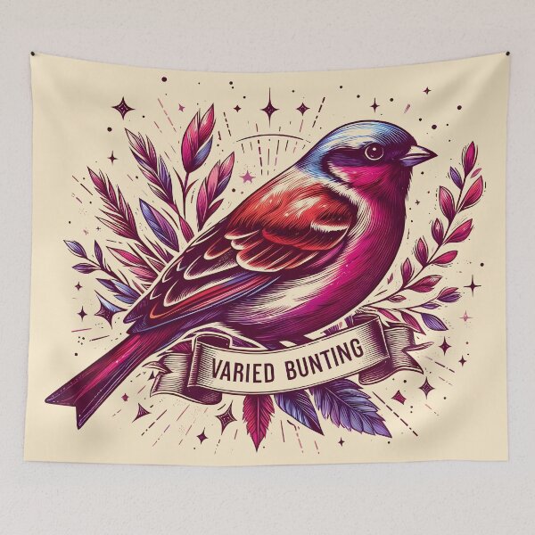 Item preview, Varied Bunting designed and sold by theAVIARY7.