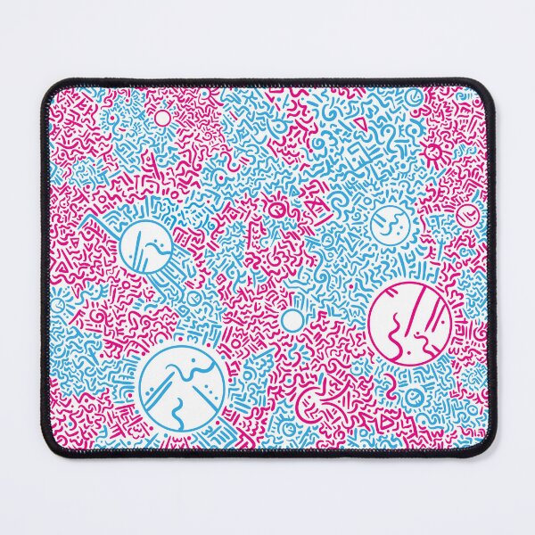 Item preview, Pink and turquoise patterns designed and sold by Md_Openworld.