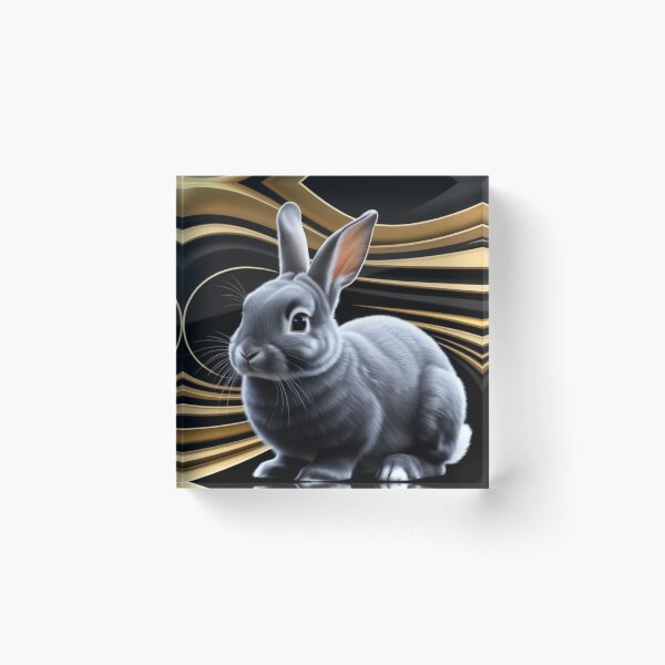 Aperçu de l'œuvre Lapin en résumé créée et vendue par Inkoverse32.