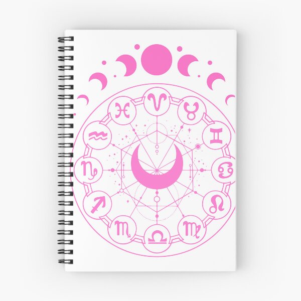 Item preview, Mystic Moon & Zodiac Wheel | Astrology Wiccan Celestial Design designed and sold by Estelle Printworks.