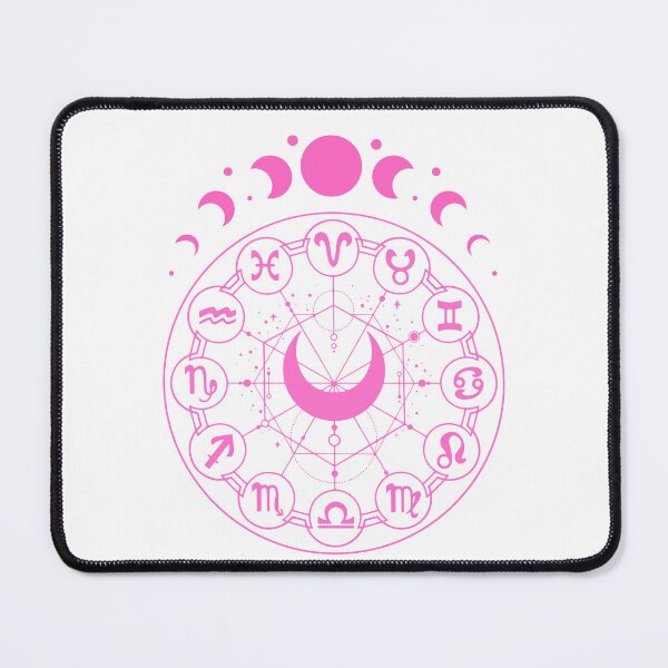 Item preview, Mystic Moon & Zodiac Wheel | Astrology Wiccan Celestial Design designed and sold by Estelle Printworks.