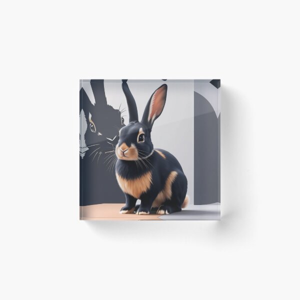 Aperçu de l'œuvre Lapin dans l'abstrait 2 créée et vendue par Inkoverse32.