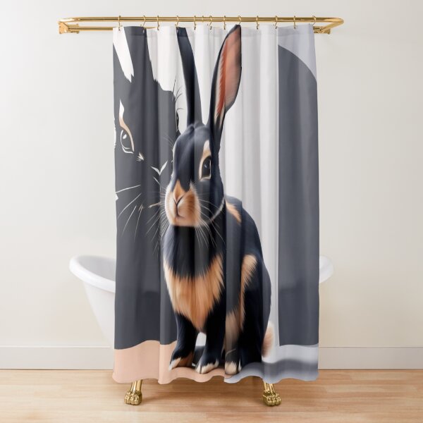Aperçu de l'œuvre Lapin dans l'abstrait 2 créée et vendue par Inkoverse32.