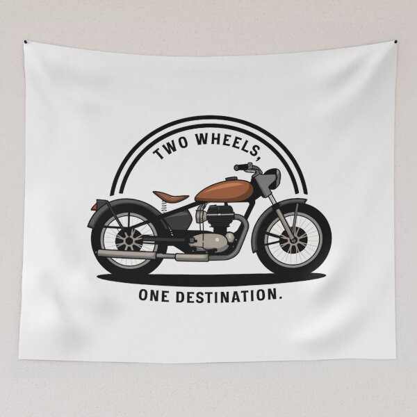 Item preview, Two wheels, One destination. Passion for motorcycles. designed and sold by FusiTink.