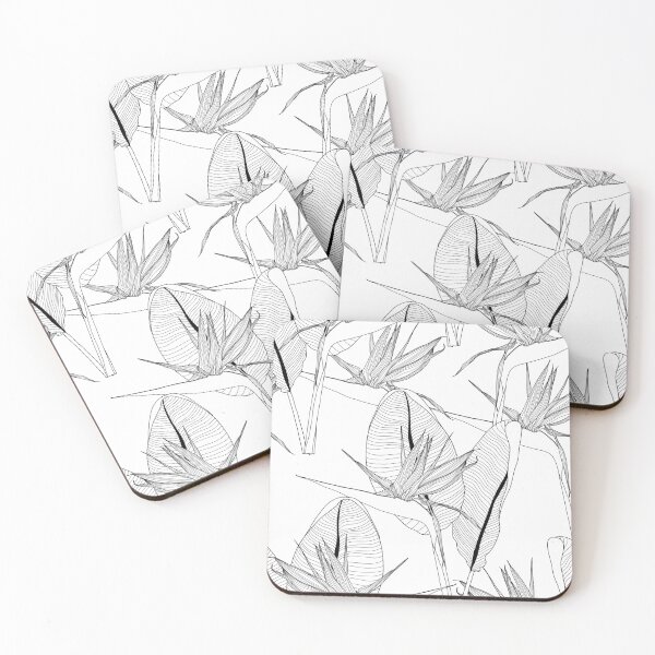 Item preview, Graphic strelitzia seamless pattern. Vector exotic leaves and flowers.  designed and sold by MatyKotiv.