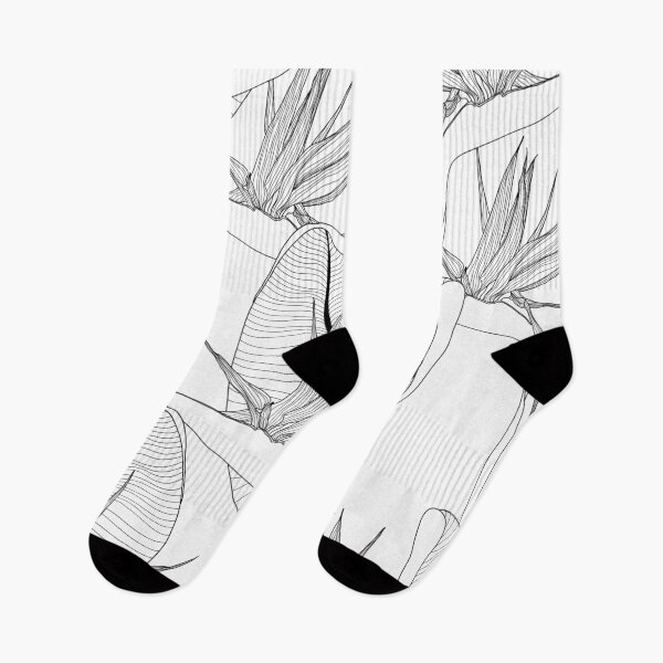 Item preview, Graphic strelitzia seamless pattern. Vector exotic leaves and flowers.  designed and sold by MatyKotiv.