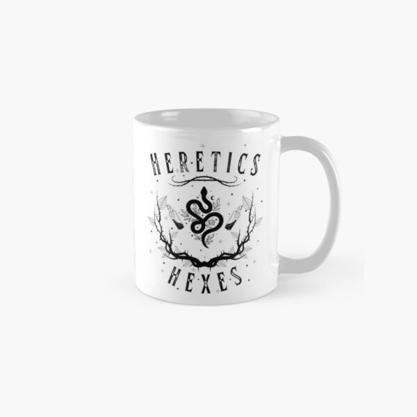Artikel-Vorschau von Heretics & Hexes – Serpents & Spells Gothic Tee Weiß, designt und verkauft von Molly & The Makers.