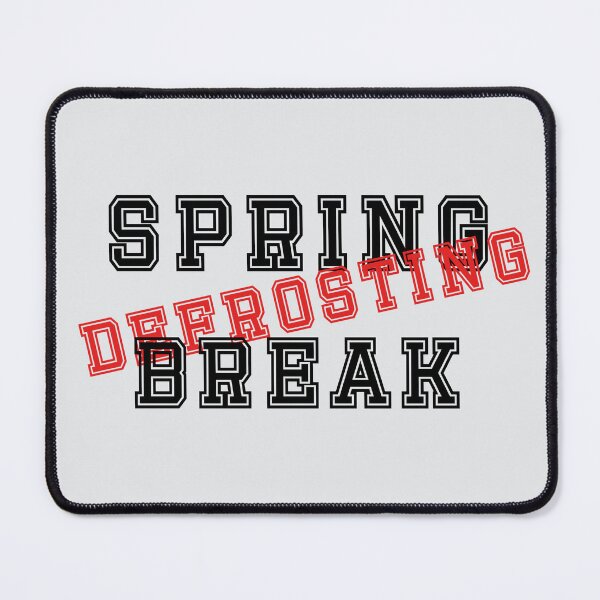 Item preview, "spring break, defrosting" in black and red designed and sold by PariSeine.