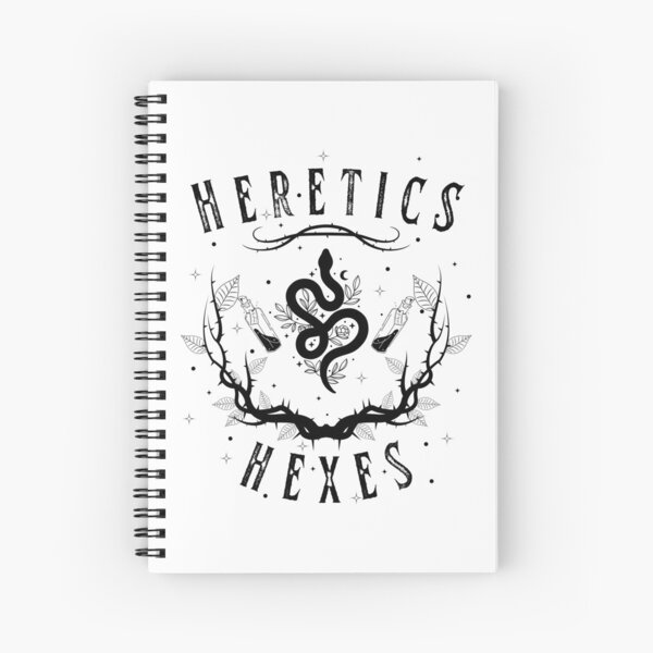 Artikel-Vorschau von Heretics & Hexes – Serpents & Spells Gothic Tee Weiß, designt und verkauft von Molly & The Makers.
