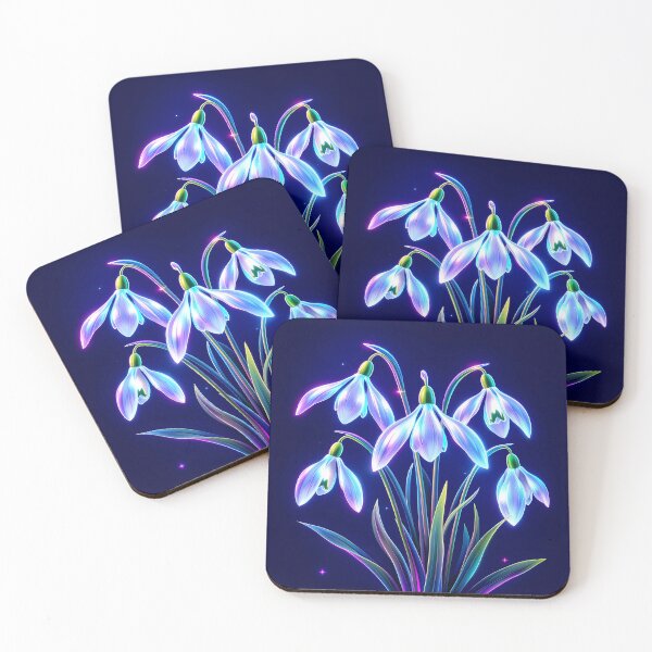 Item preview, Neon Snowdrop Dreams designed and sold by roxysnextgenart.