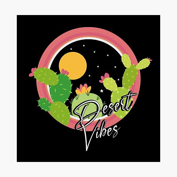 Item preview, Desert vibes slogan on cactus and western background. designed and sold by maredesign.