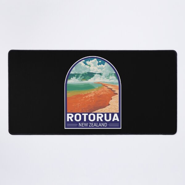 Item preview, Rotorua New Zealand Travel Art Emblem designed and sold by KrisSidDesigns.